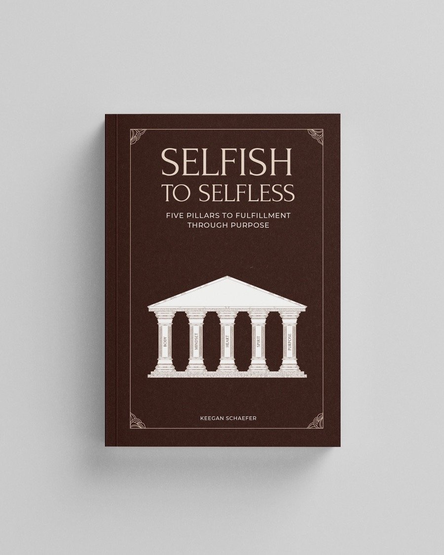 Selfish to Selfless — Book design